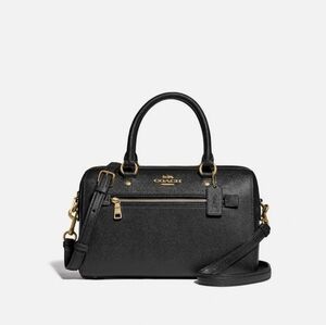 Coach EUC Black Rowan Satchel